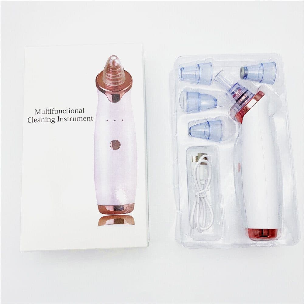 image-Blackhead Remover - Ultrasonic Pore Cleaner, White, 8821, 3-Gear