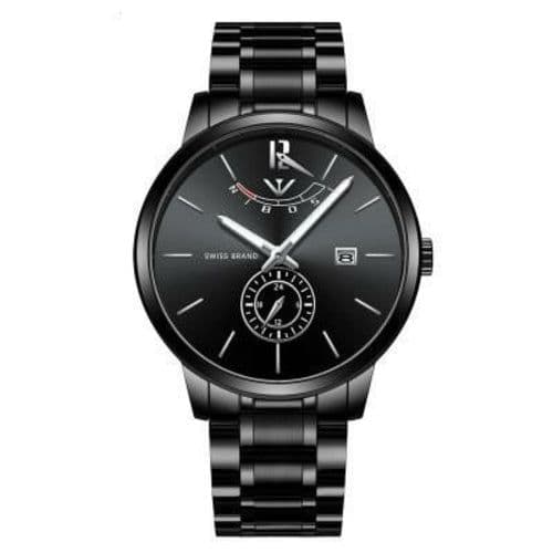 image-Stainless Steel Quartz Watch For Men