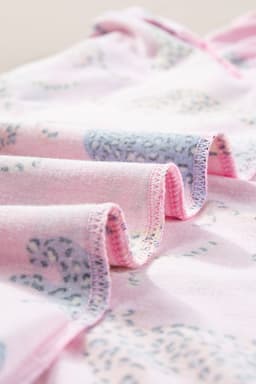 image-Pink Flower Print Short Sleeve High Waist Two Piece Shorts Set