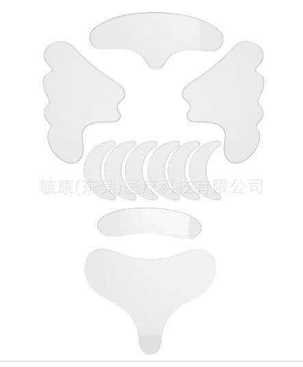 image-Cross-border silicone anti-wrinkle beauty stickers manufacturers silicone anti-adhesive forehead stickers face stickers eye stickers neck stickers chest stickers can be customized