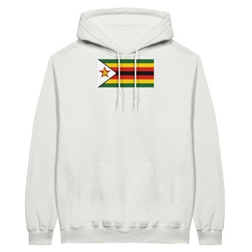 image-Drapeau du Zimbabwe - Sweat à capuche unisexe | Bella + Canvas 3719