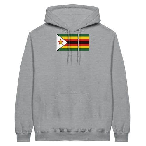 image-Drapeau du Zimbabwe - Sweat à capuche unisexe | Bella + Canvas 3719