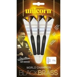 image-Darts steel tip Unicorn Black Brass - Gary Anderson 23g: 27661 | 25g: 27662 | 27g: 27663