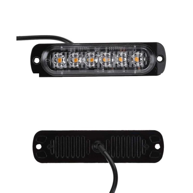 image-Led Side Marker Lights Amber Recovery Car 12V 24V LED Lighting Bar Orange Grill Breakdown Flashing led Emergency Strobe Lights