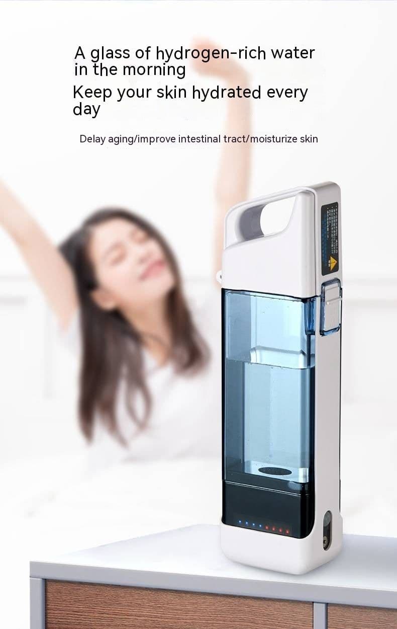 image-Plain Cup Electrolysis Of Water Portable Hydrogen And Oxygen Separation Hydrogen Water Cup