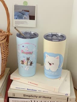 image-Water Heat Preservation Stainless Steel Cup With Straw Portable Insulation Cup