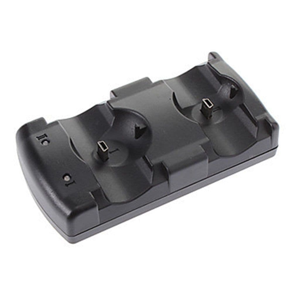 image-Dual Chargers USB Dual Charging Powered Dock Charger for PlayStation 3 for PS3 Controller & Move Navigation Wholesale