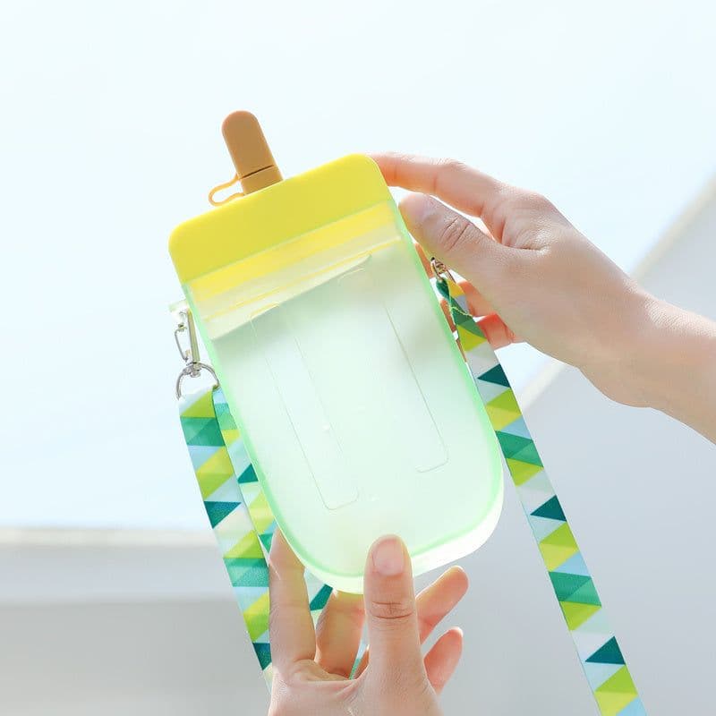 image-Popsicle-shaped plastic water cup