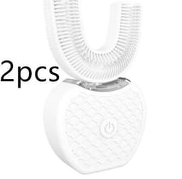 image-Ultrasonic Electric Toothbrush, Automatic Tooth Cleaner, Lazy U-shaped Toothbrush