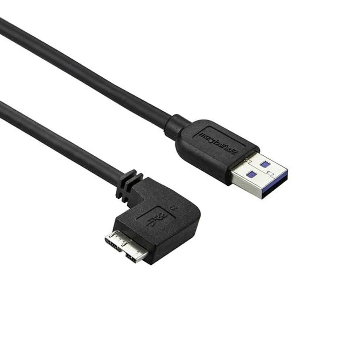 image-USB Cable to Micro USB Startech USB3AU2MLS Black