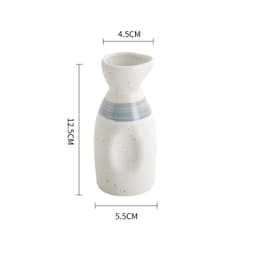 image-Japanese Style Ceramic Wine Pot - Handmade Baijiu Carafe