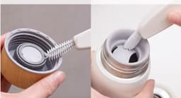 image-Kitchen Three-in-one Cleaning Brush Water Cup Lid Cup