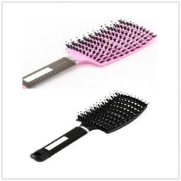 image-Bristle Hair Brush - Detangler Massage Comb