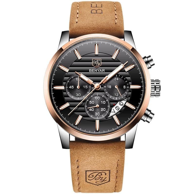 image-High Quality Fashion Leather Band Watch For Men
