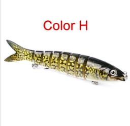 image-Pike Fishing Lures Hard Bait 13.28cm 19g