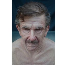 image-Old man mask white hair white beard headgear halloween