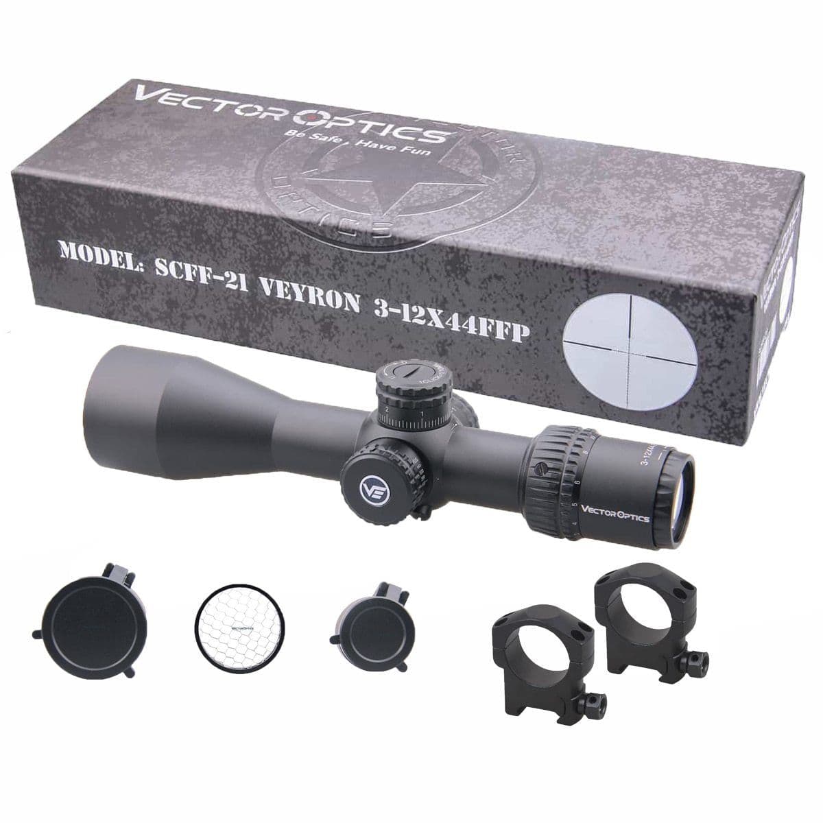 image-Optics Veyron FFP 3-12x44 Ultra Compact Riflescope Air Rifle Scope