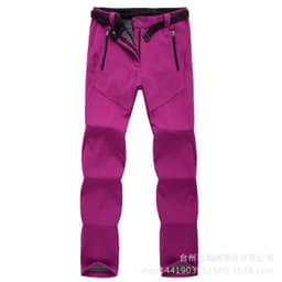 image-Women's Fleece Pants Black XXXL Windproof