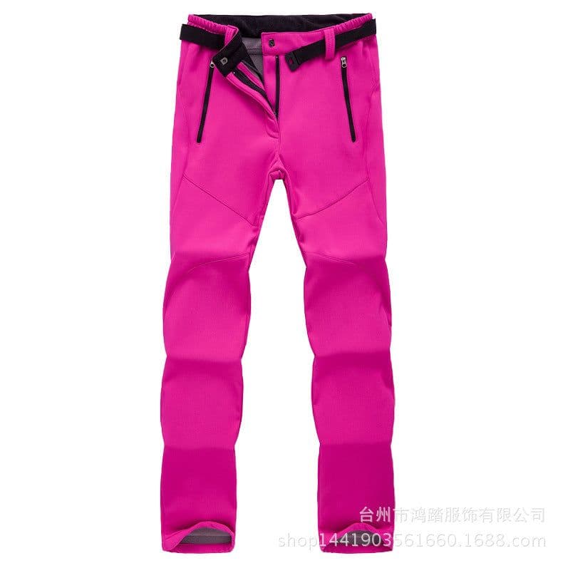 image-Women's Fleece Pants Black XXXL Windproof
