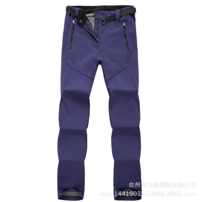 image-Women's Fleece Pants Black XXXL Windproof