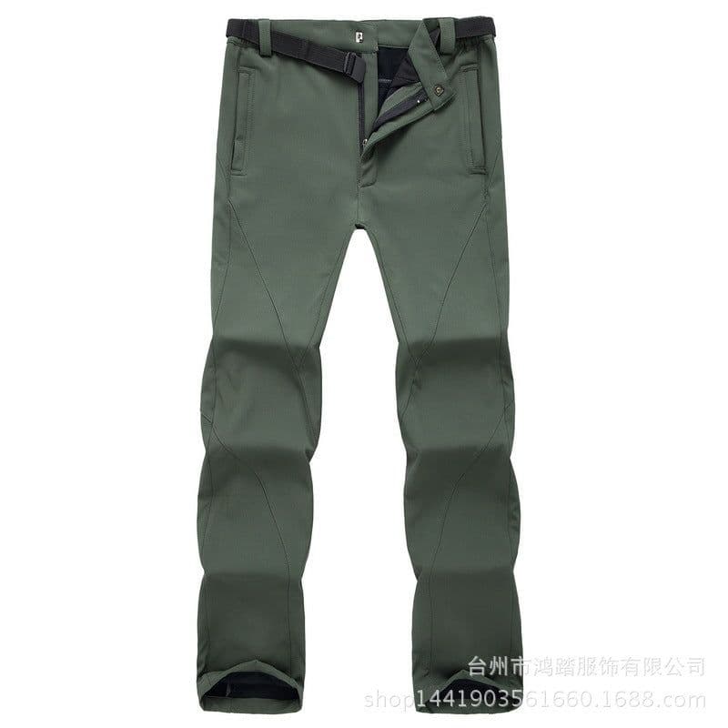 image-Women's Fleece Pants Black XXXL Windproof
