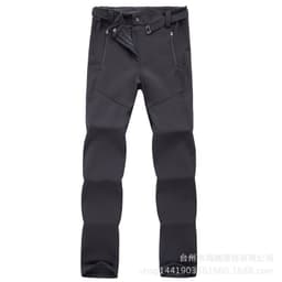 image-Women's Fleece Pants Black XXXL Windproof