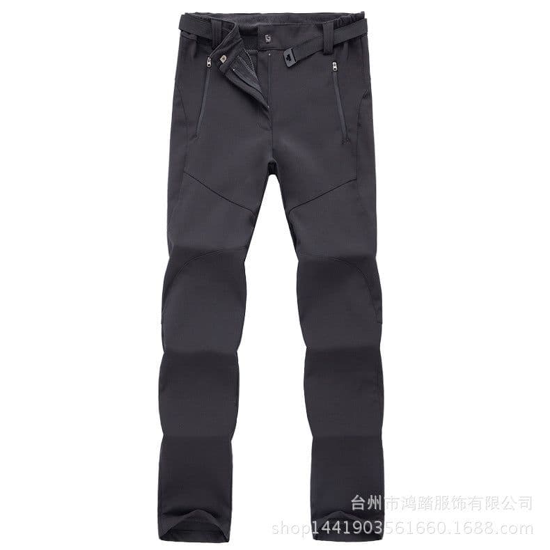 image-Women's Fleece Pants Black XXXL Windproof