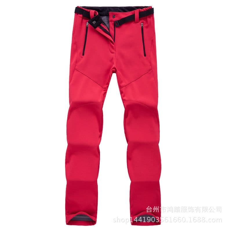 image-Women's Fleece Pants Black XXXL Windproof