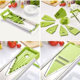 image-Plastic Multi-functional V-shaped Grater