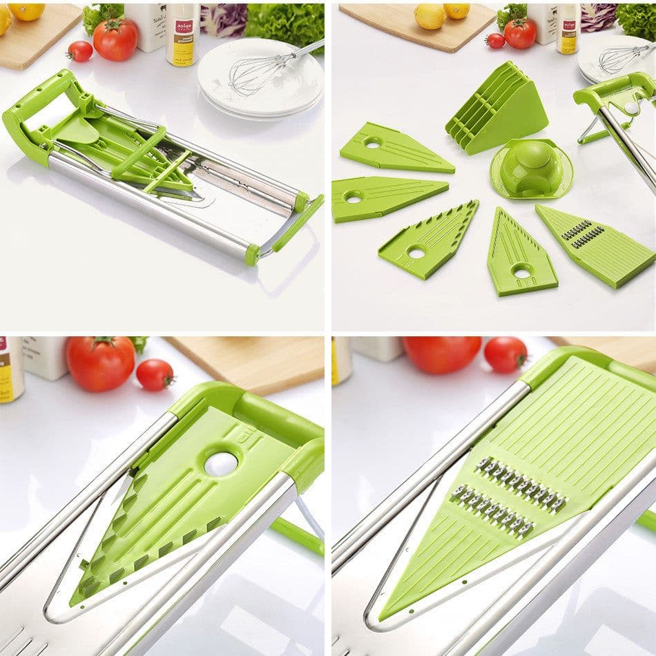 image-Plastic Multi-functional V-shaped Grater