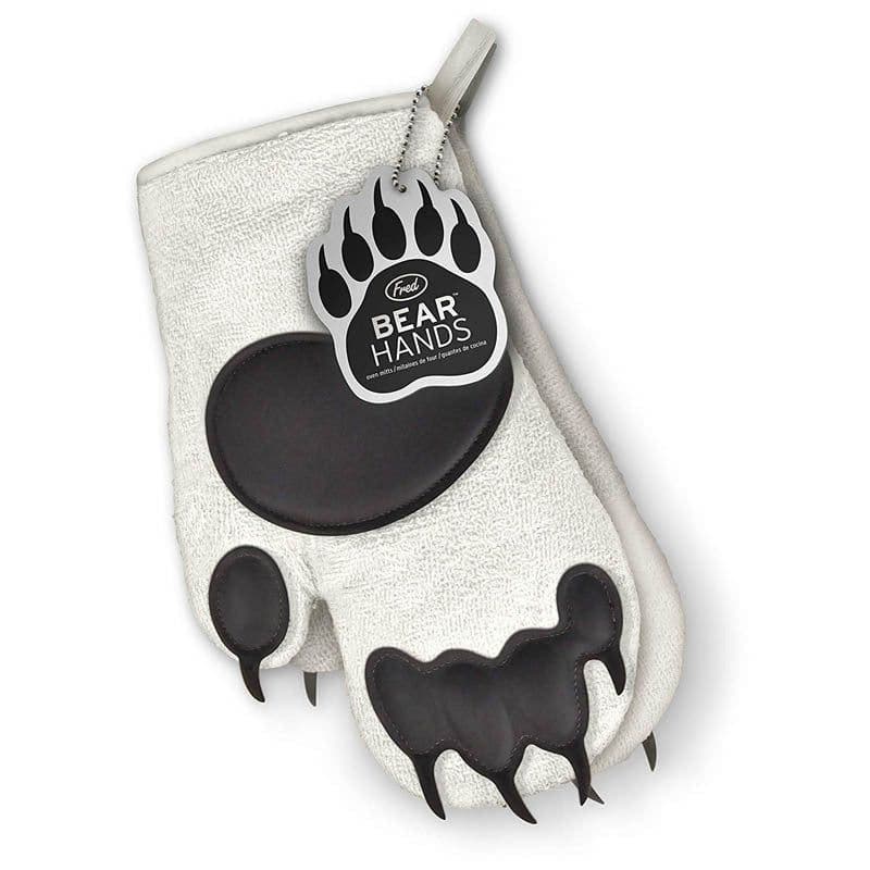 image-Baking Gloves Microwave Gloves Heat Insulation Gloves Cotton Silicone Insulated Mittens Microwave Oven Silicone Gloves