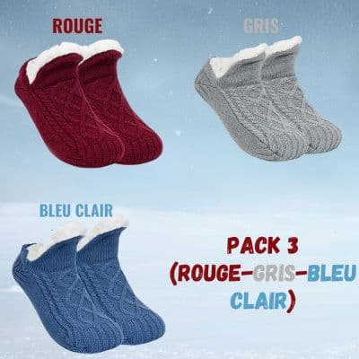 image-Winter Woolen Socks Women Thicken Warm Home Bedroom Socks Slippers Men Non-slip Foot Warmer Snow Socks Calcetines Mujer