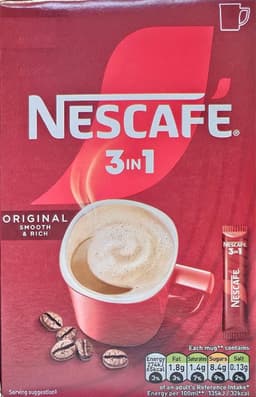 image-Nescafe 3in1 Original Instant Coffee Sachets