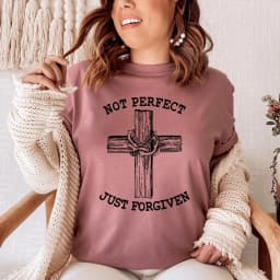 image-Not Perfect Just Forgiven T-Shirt