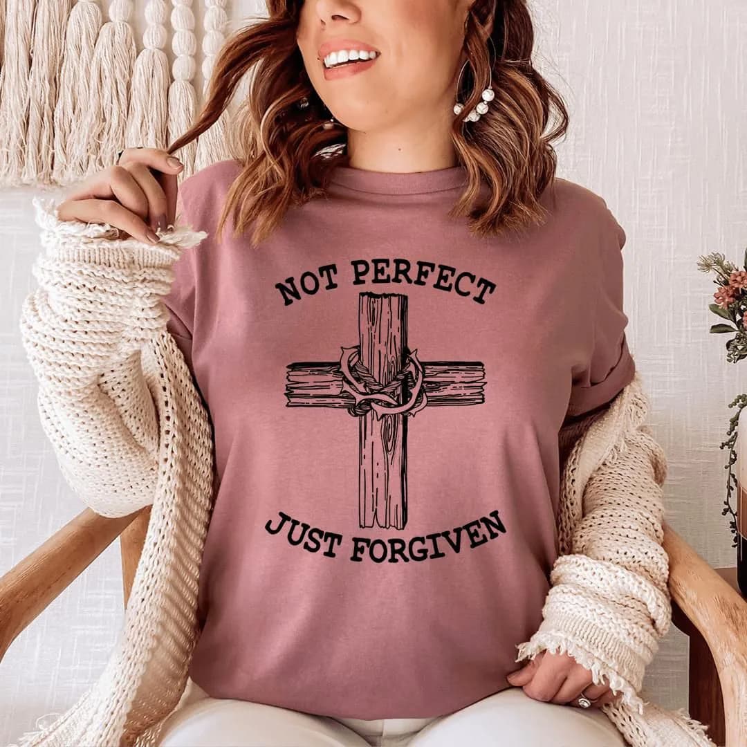 image-Not Perfect Just Forgiven T-Shirt