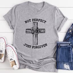 image-Not Perfect Just Forgiven T-Shirt