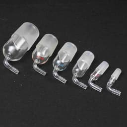 image-14/23 19/26 24/29 29/32 34/35 40/38 50/46 Joint 90 Degree Bend Hose Inlet Connection Adapter Laboratory Glassware