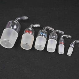 image-14/23 19/26 24/29 29/32 34/35 40/38 50/46 Joint 90 Degree Bend Hose Inlet Connection Adapter Laboratory Glassware