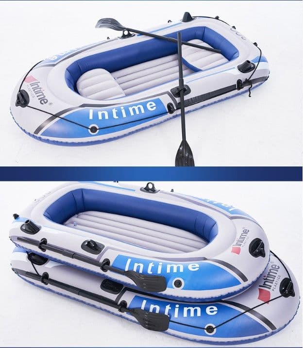 image-Outdoor water sports two inflatable kayak, raft boat