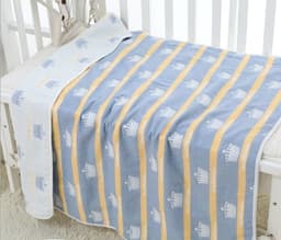 image-110 * 110cm baby bath towel cover blanket gauze children quilt quality baby children pure cotton 6 six layer gauze bath towel