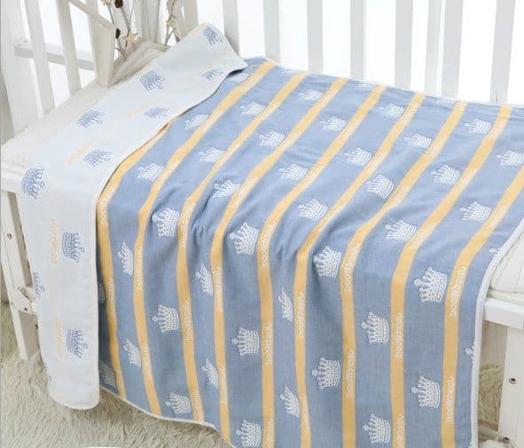 image-110 * 110cm baby bath towel cover blanket gauze children quilt quality baby children pure cotton 6 six layer gauze bath towel