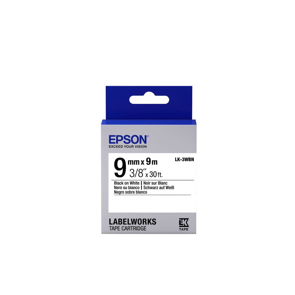image-Printer Labels Epson C53S653003 White Black Black/White