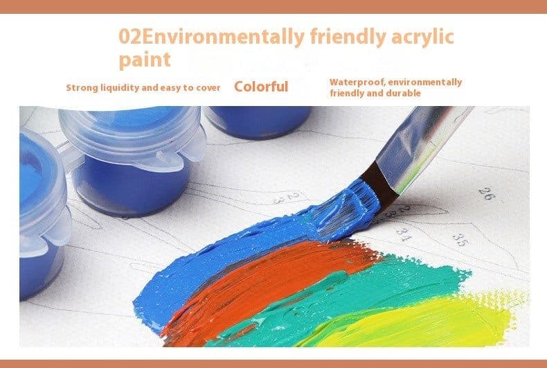 image-Oil Painting Digital Diy Hand-painted Filling Decorative Painting