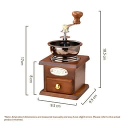 image-Retro Hand-crank Coffee Grinder Manual Coffee Bean Mill For The Kitchen