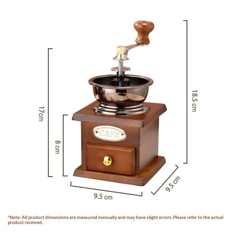 image-Retro Hand-crank Coffee Grinder Manual Coffee Bean Mill For The Kitchen