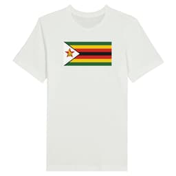 image-Drapeau du Zimbabwe - T-shirt unisexe premium ras du cou