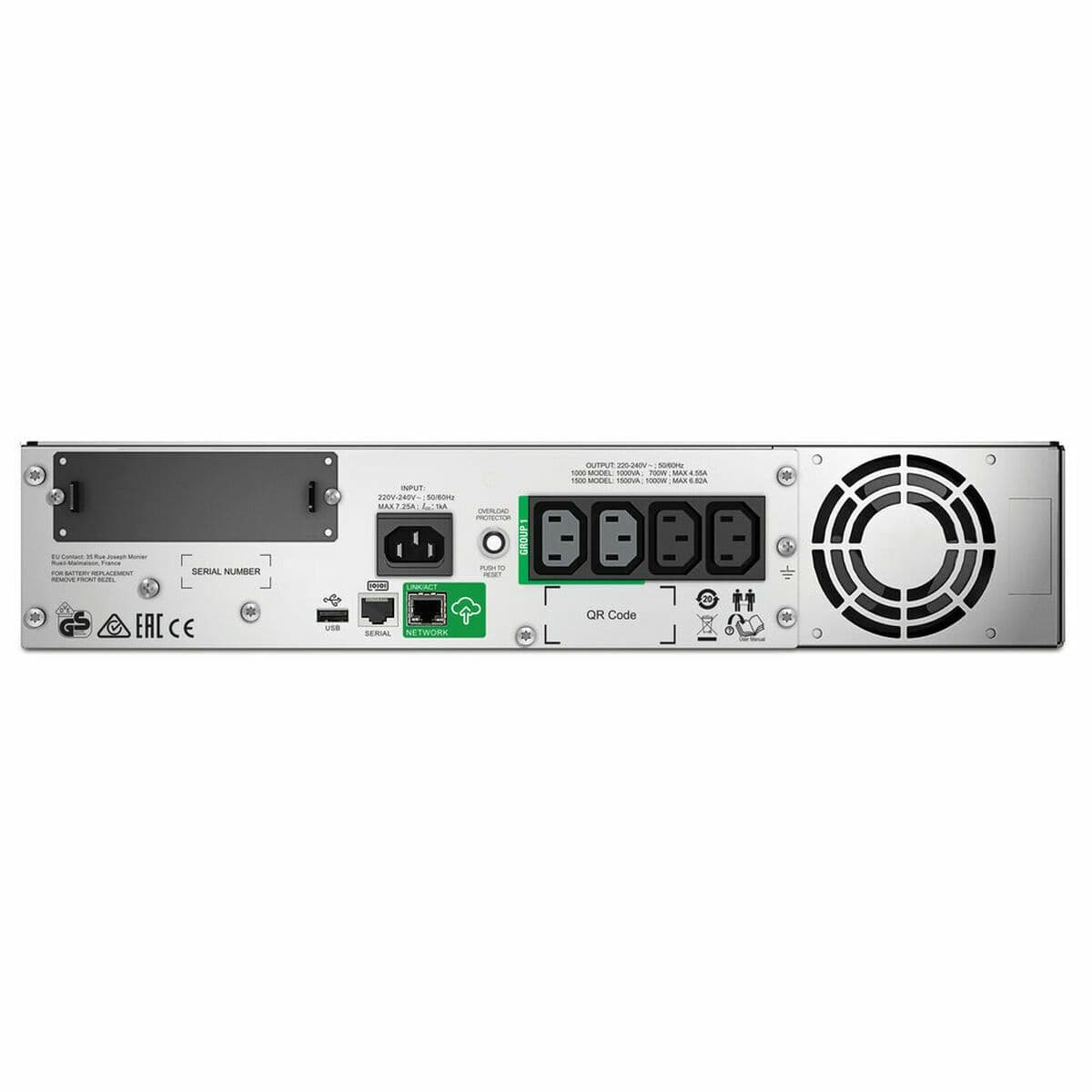 image-Uninterruptible Power Supply System Interactive UPS APC SMT1000RMI2UC