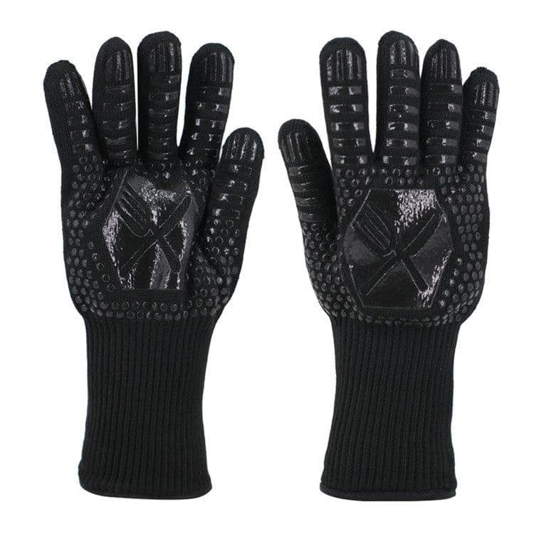 image-Spot Heat Insulation Barbecue Kitchen Baking Thick And High Temperature Resistant Oven Anti-scald Microwave Oven Gloves