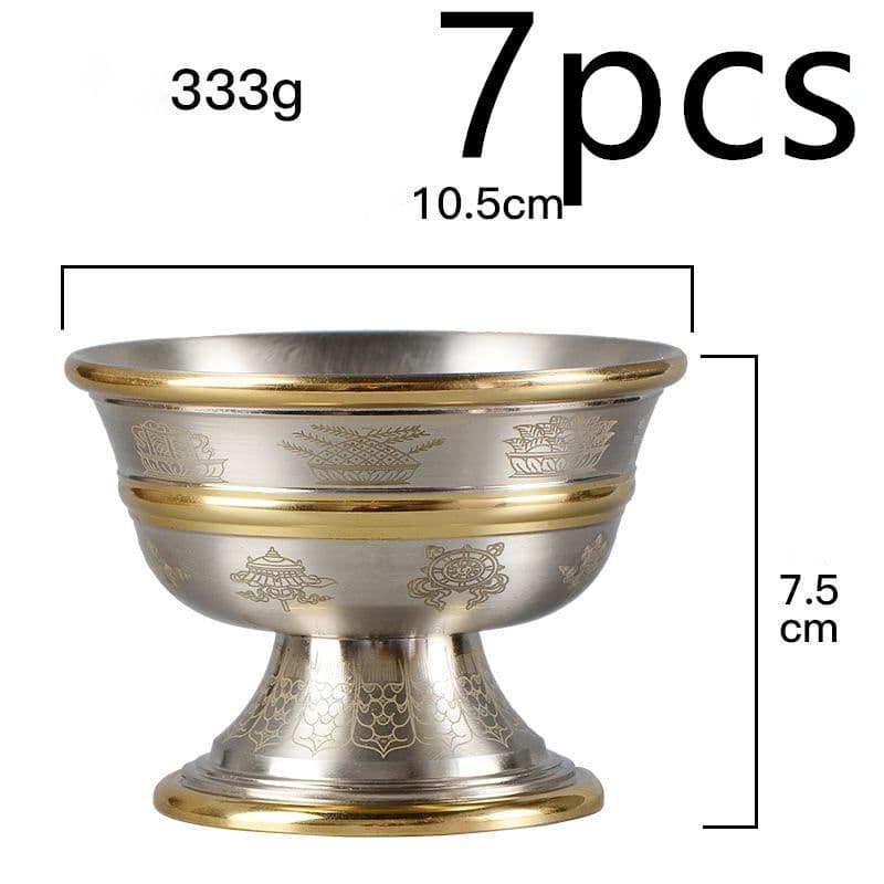 image-Water Supply Cup for Buddha Cup Copper Manual Household Buddha Front Cup Water Supply Bowl