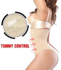 image-Women Butt Lifter Slimming Tummy Control Panties Wedding Dress G-string Body Shaper High Waist Trainer Sexy Thong Knicker